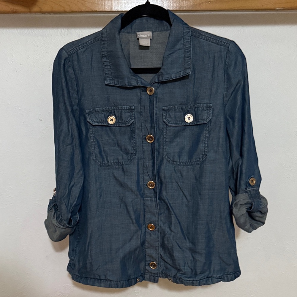 Chico's Classic Button Down